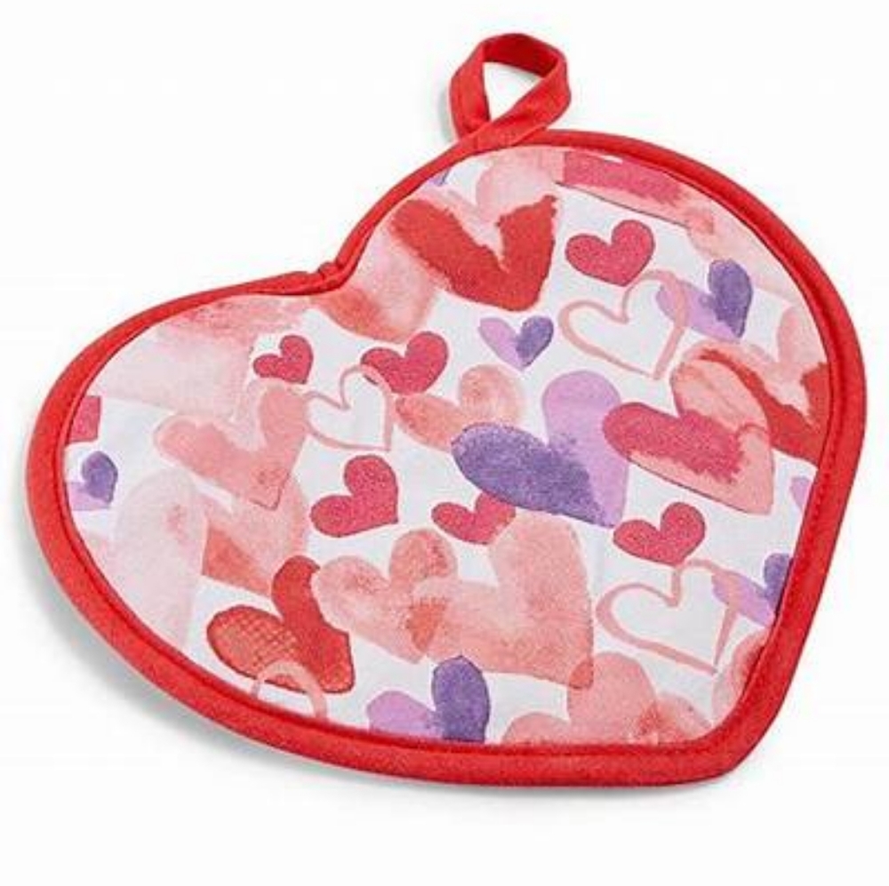 MARTHA STEWART COLLECTION Valentine's 2pc Oven Mitt, Created for Macy's